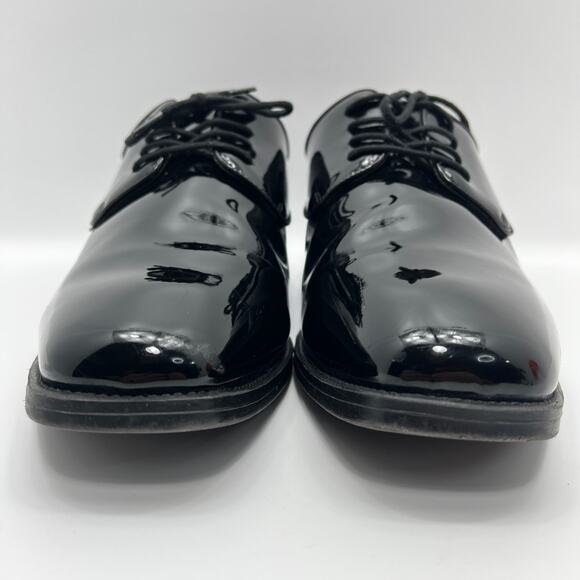 Fabian Couture S110-W001 Black Upper Square Toe Derby Mens 12W Dress Shoes - Picture 2 of 10